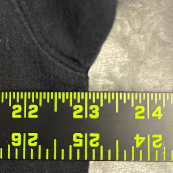 Columbia Quarter Zip Pullover Sweater Men's L Black Knit Long Sleeve - Picture 7 of 7